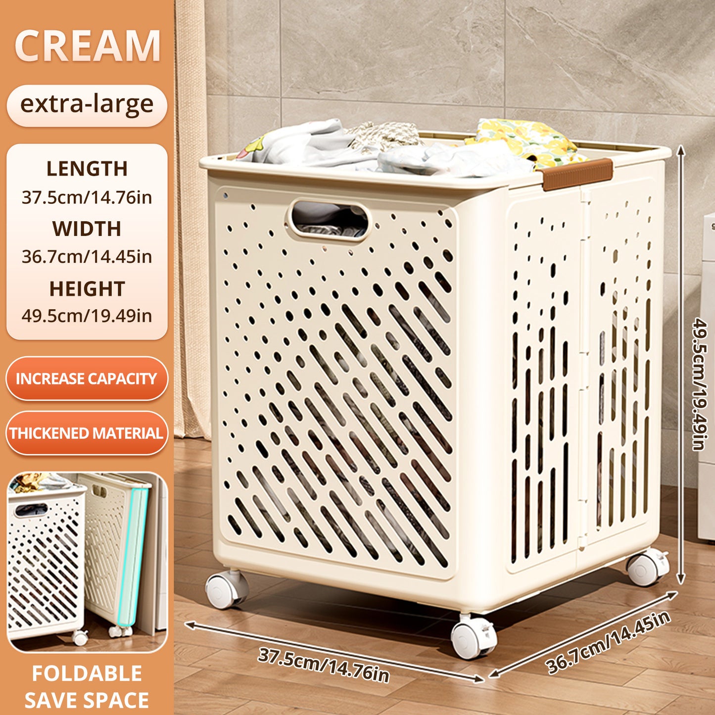 Self Developed Folding Dirty Clothes Basket