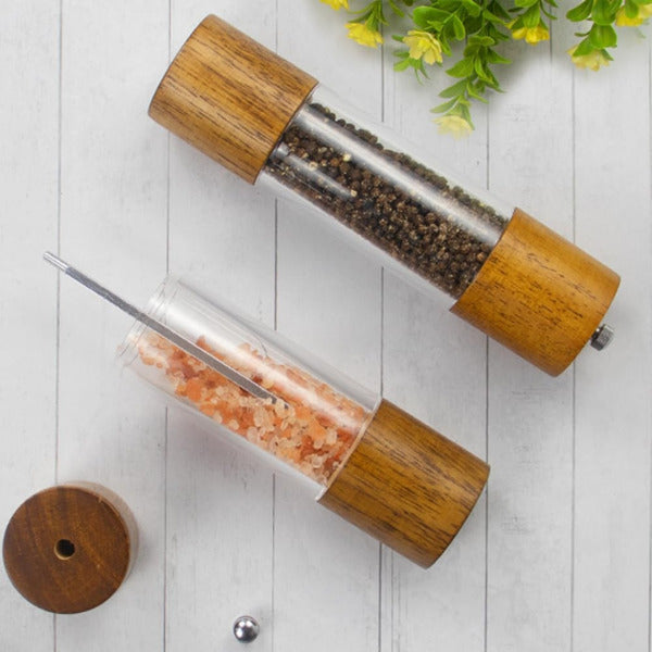 2 Pieces Of Advanced Acrylic Salt And Pepper Grinder Set, Prohibited From Sale On Walmart Platform