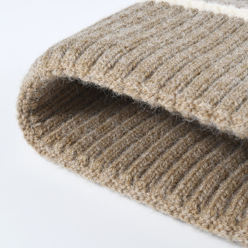 All-match Simple Warm Thickened Knitted Hat
