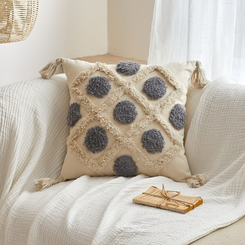 Plush Tassels And Quiet Bohemian Style Pillowcases