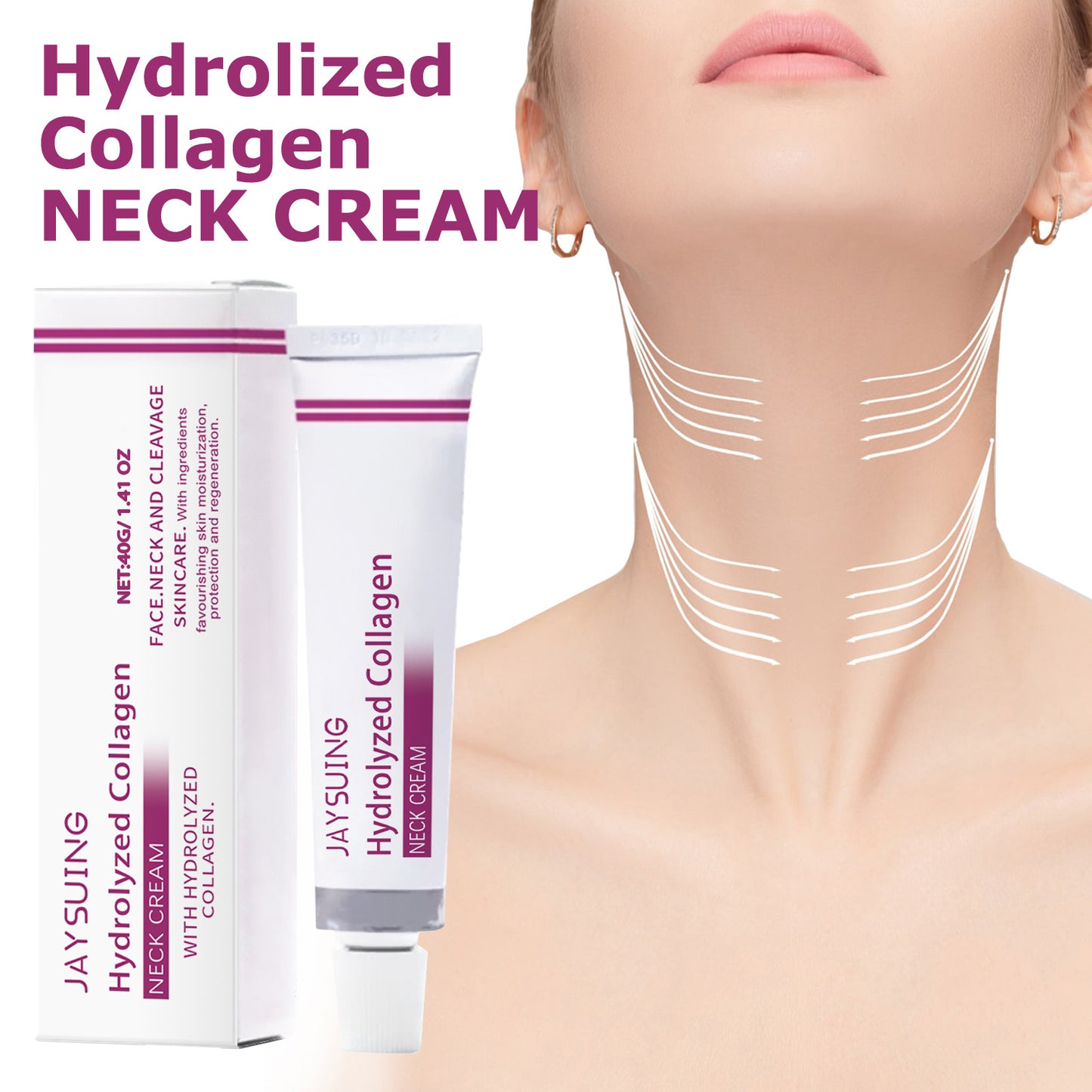 Shape Swan Neck Smooth And Tender White Beauty Neck Cream