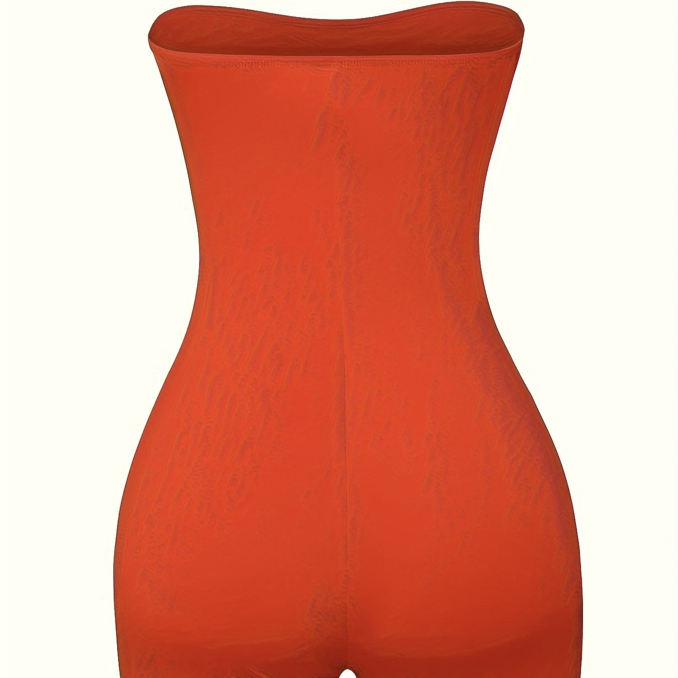 Ladies' Solid Color Off Shoulder Tight Fitting European And American Style Sexy And Hot, Showing Off Figure Fashionable Jumpsuit