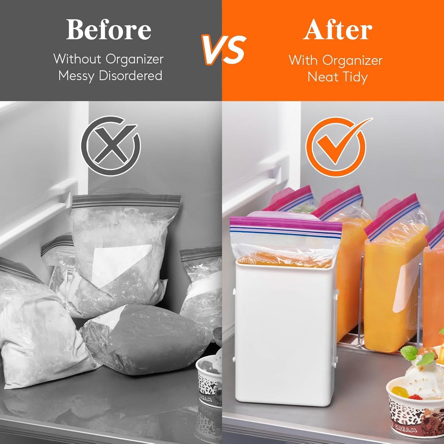 Freezer Soup Containers 3 Pack - 946ml Meal Prep Molds & Food Organizer Storage For Soup, Juice, Leftovers