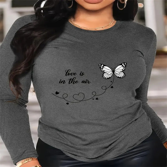 Women's Printed Hoodless Sweatshirt