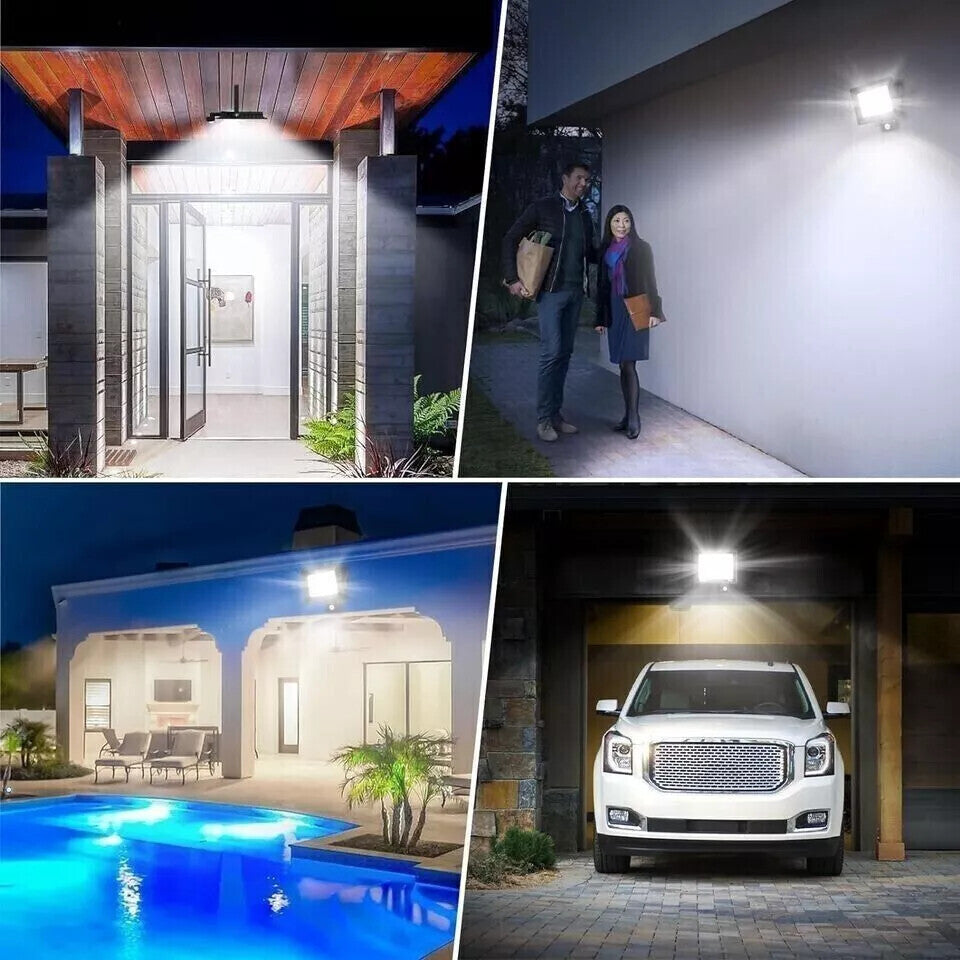 50W LED FLOODLIGHT SECURITY LIGHT OUTDOOR GARDEN LAMP FLOOD LIGHTS 6500K IP66