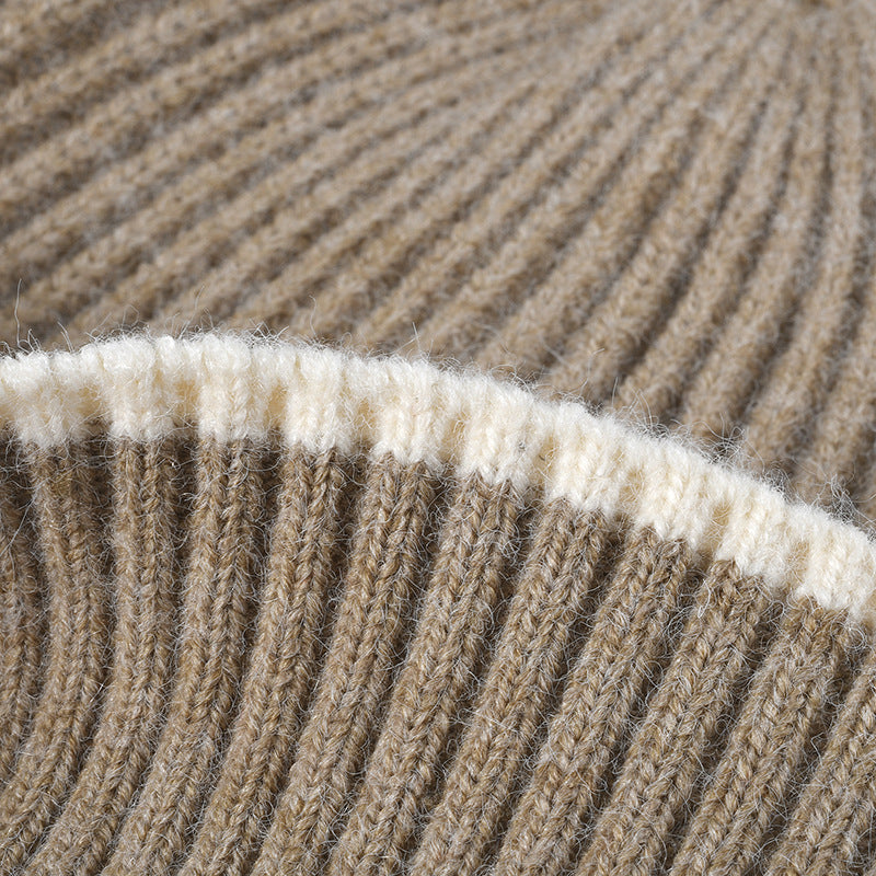 All-match Simple Warm Thickened Knitted Hat