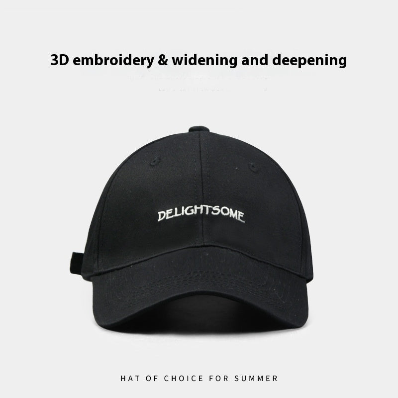 Spring And Summer Outdoor Embroidery Letters Fashion Casual Hat Ladies