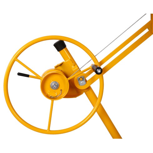 Drywall Lift Panel 11' Lift Drywall Panel Hoist Jack Lifter,yellow