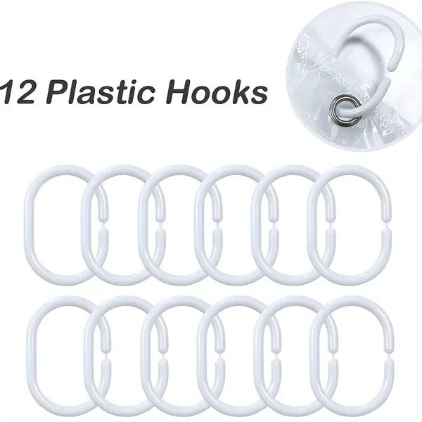 3D Pebble Pattern Shower Curtain Liner