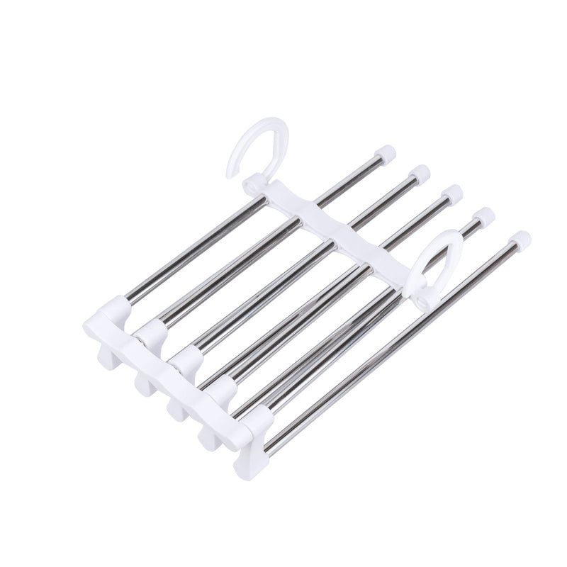 White Stainless Steel Trouser Rack Upgraded Version,Only Self-pickup Is Supported, And The Prices Shown Are All Self-pickup Prices