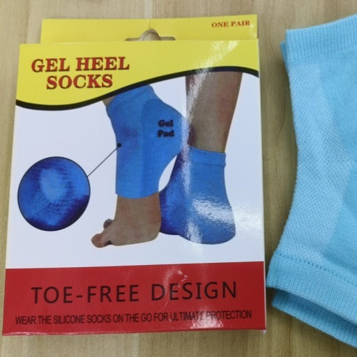 Gel Heel Socks Men And Women Pure