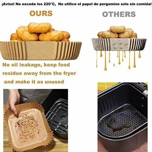 Baking Paper For Deep Fryer Hot Air Fryer Grill Oven Air Fryer Liners