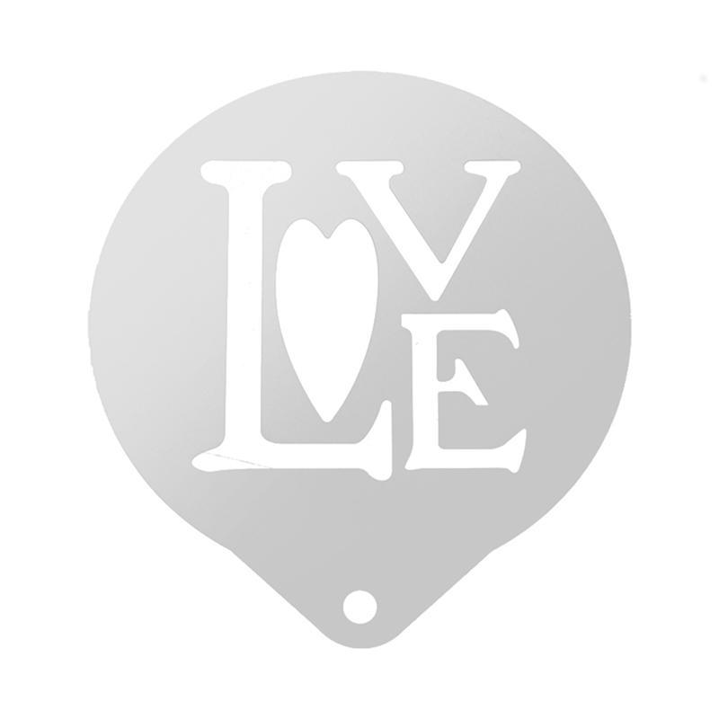 Simple Pattern Fancy Coffee Pull Flower Mold