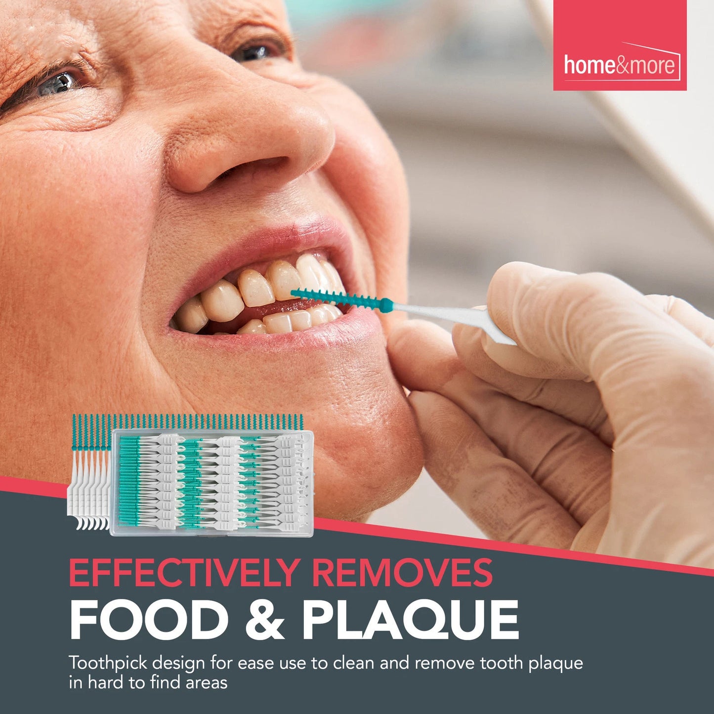 250 Interdental Sticks Dental Floss Teeth Tooth Toothpick Oral Care Clean Brush