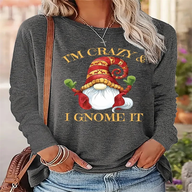 Women's Printed Hoodless Sweatshirt