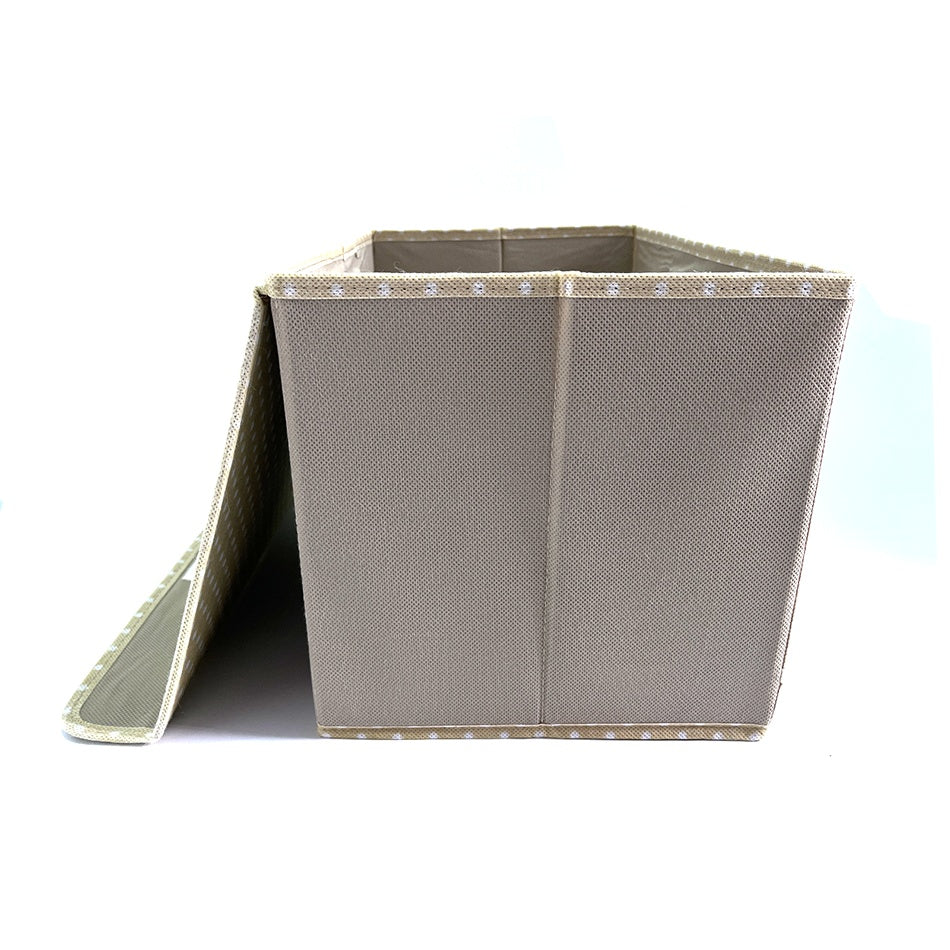 Foldable Folding Storage Cube Storage Box Fabric Cube Toy Organiser With Lid