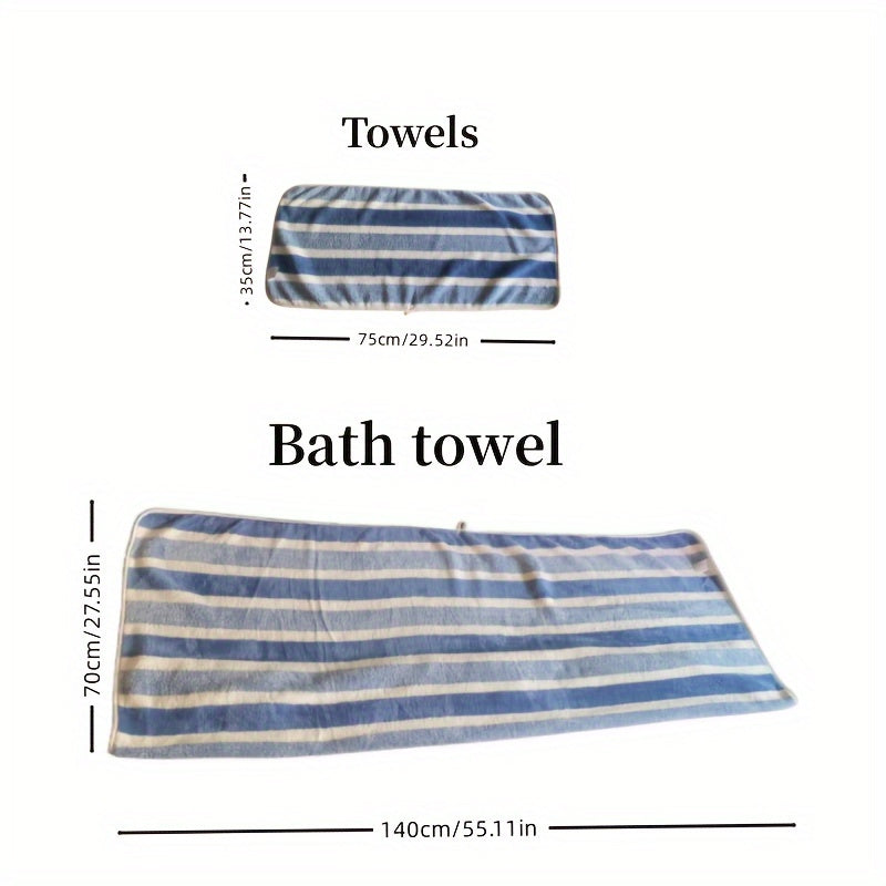 3 Piece Towel And Bath Towel Set, Super Soft Absorbent Bath Towel For Home And Hotel Shower Towel Bath Towel, New