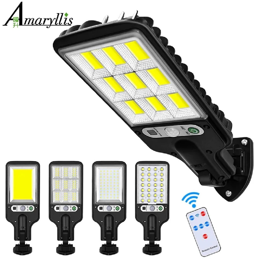Waterproof Mini Solar Outdoor Light Street Light 108LED With Remote Control