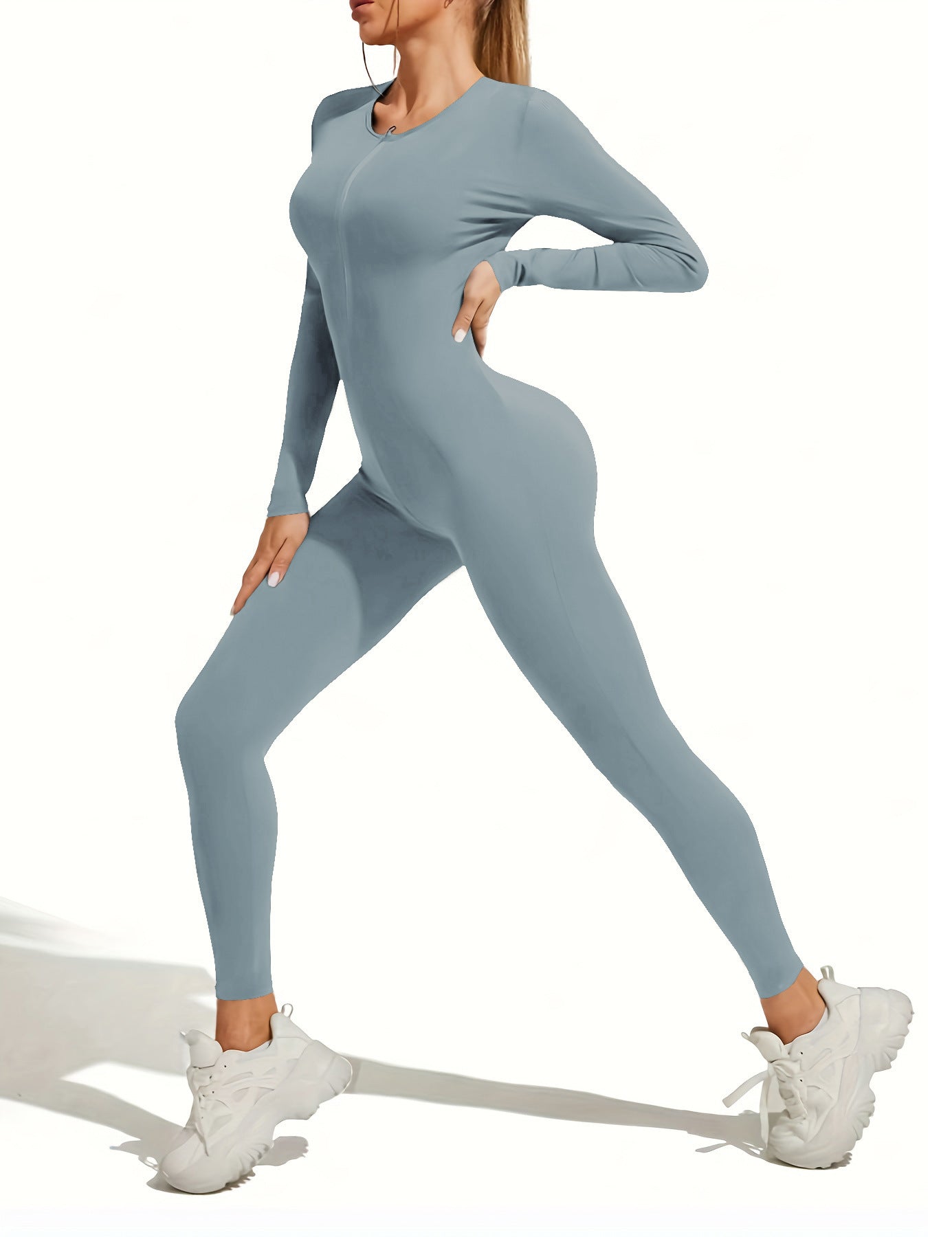 Zipper Connected Pants In Front Of The Pit Strip