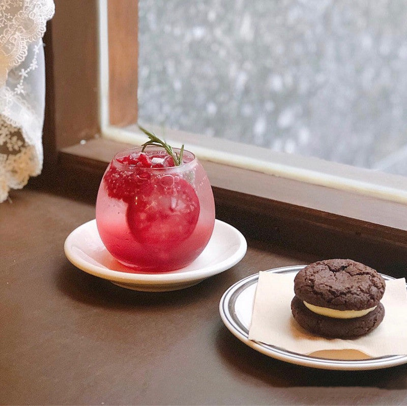 Fashion Simple Pot Belly Glass Soda Cup