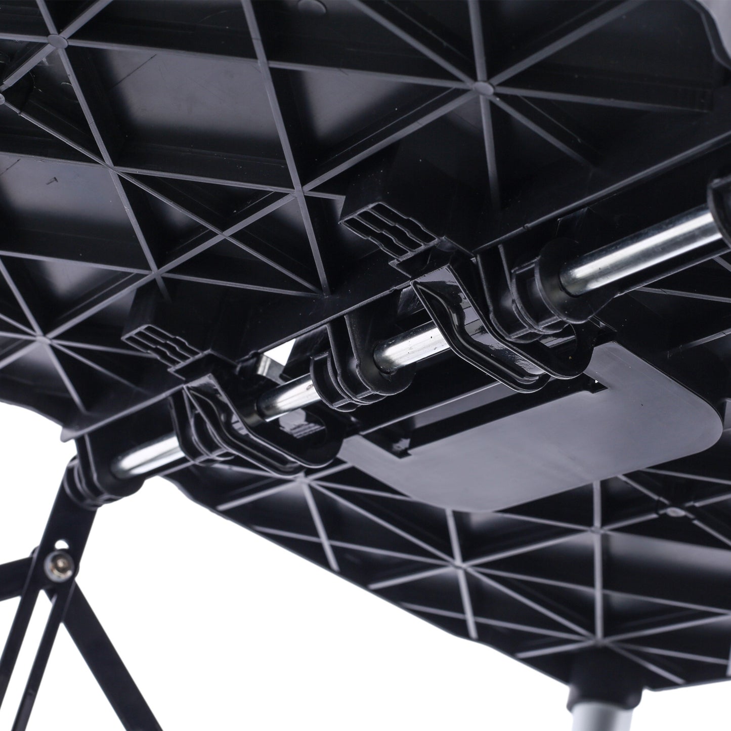 Iron Plastic Folding Service Cart