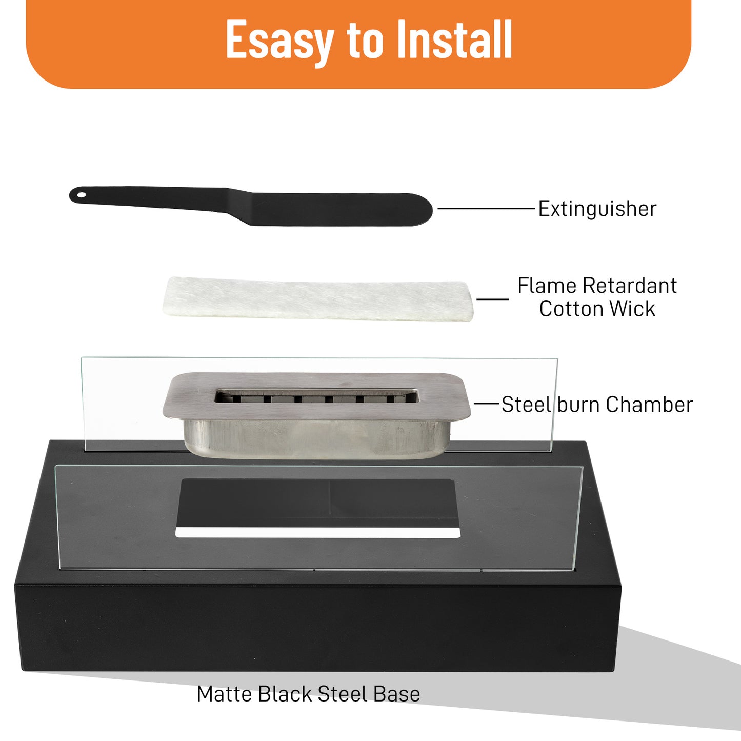 2Pack Smokeless Fire Pits With Windshield   Rectangular Outdoor Firepit With Telescoping Roasting Forks & Fire Tamer Iron Body  Stainless Steel Burn Chamber  Black