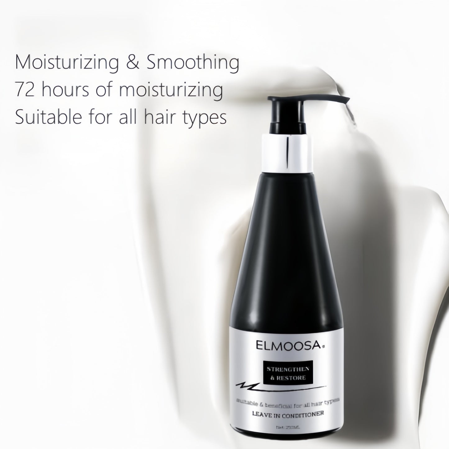 ELMOOSA Hair Care Leave In Conditioner,100ml&250ml Enriched With Various Advanced  Ingredients,Hydrates & Strengthens Hair