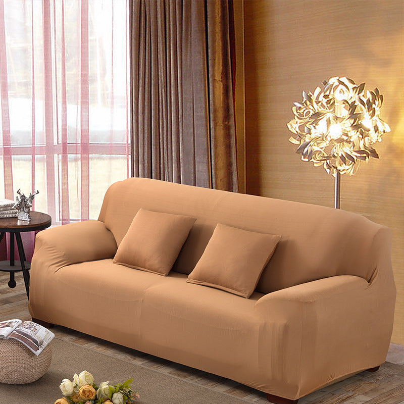 Household Minimalist Milk Silk Solid Color Sofa Cover