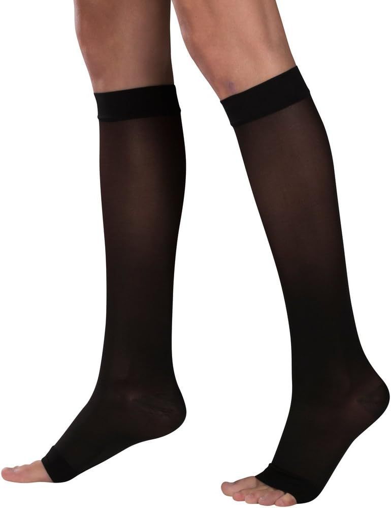 Women's Solid Color Minimalist Thin Compression Stockings