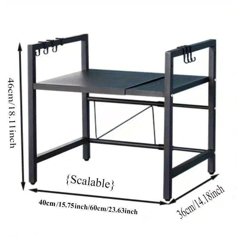 Say Goodbye To Clutter, Store Items With Ease And Create An Orderly Space. With This Retractable Storage Rack, Everything Can Be Taken Care Of.