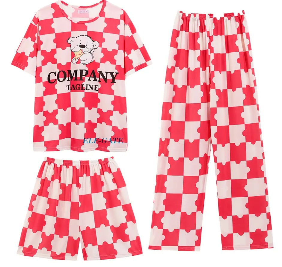 Flirty Light And Casual Pajama Set