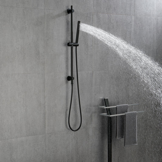 Environmentally Friendly Handheld Showerhead With 28 Inch Slide Bar And 59 Inch Hose