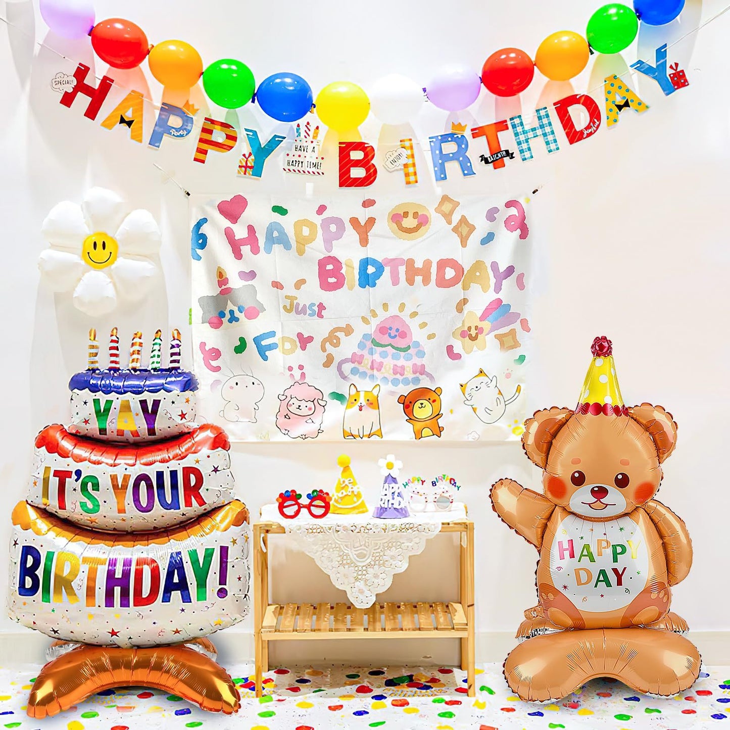 Birthday Balloons 2 Piece Set Large Size Birthday Balloons Aluminum Balloons Birthday Supplies Birthday Balloons Birthday Decoration Store Decoration,132-8890-DJ