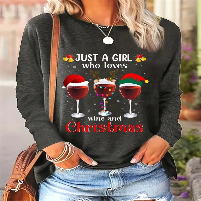 Women's Printed Hoodless Sweatshirt