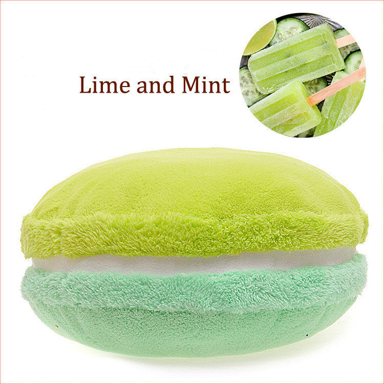 French Macaron Round Cake Creative Pillow Cushion