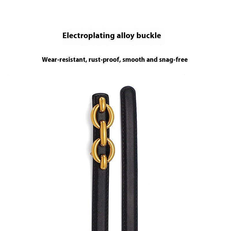 Belt Women's Fine Decoration With Suit Skirt