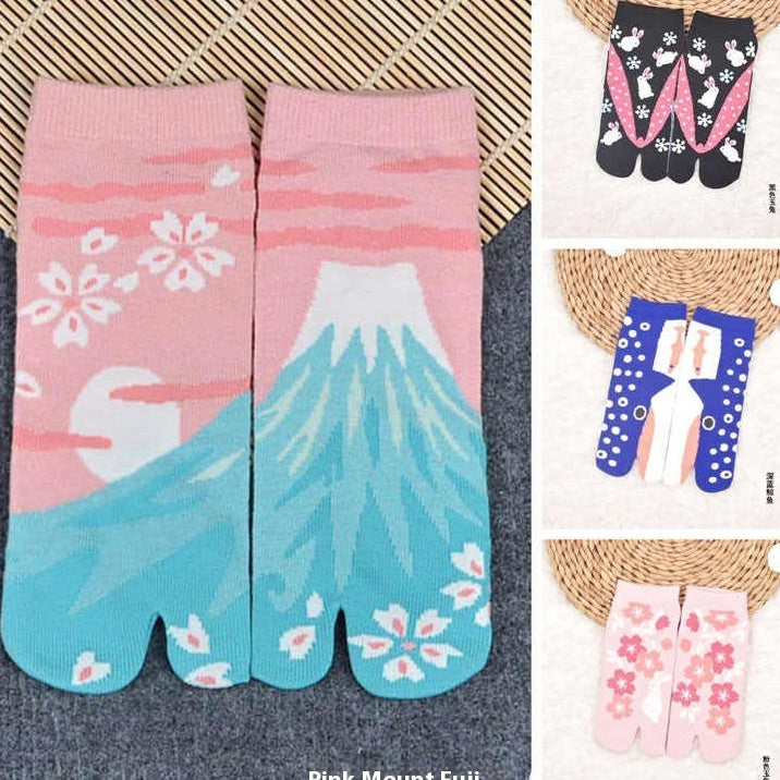 Two-toe Socks Split Toe Women's Cotton Socks