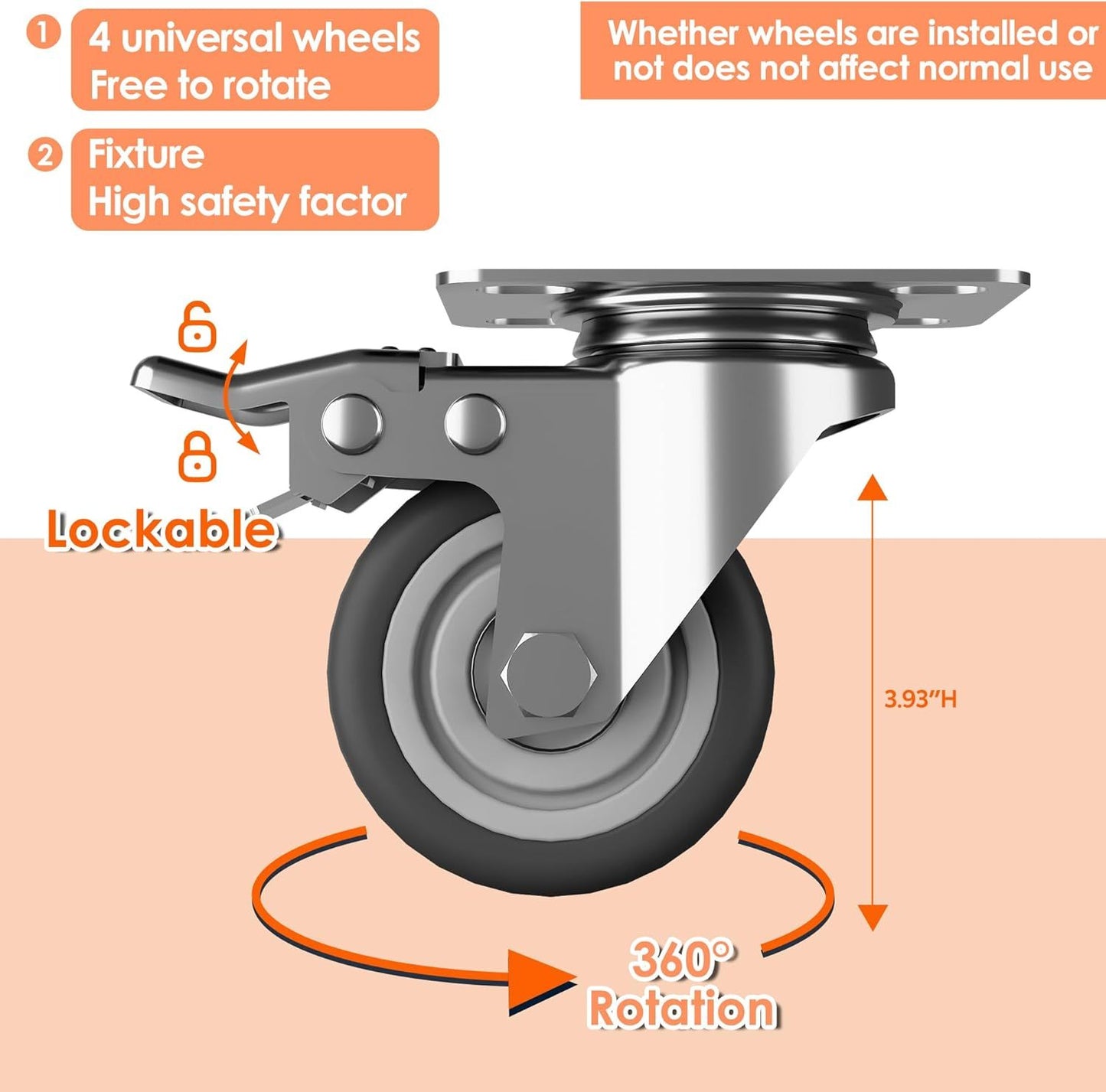 Metal Garage Cabinet With Wheels And Pegboard, Lockable Rolling Steel Cabinet With 5 Adjustable Shelves And Door For Garage, Office, Kitchen, Assembly Required Black