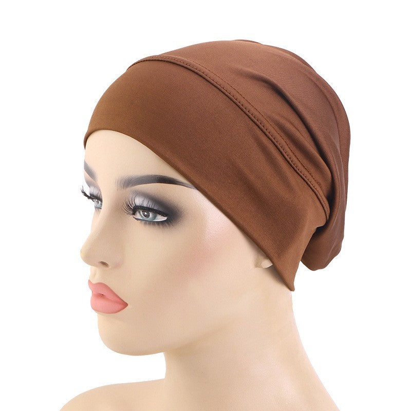 Ethnic Stretch Tam-o'-shanter Solid Color