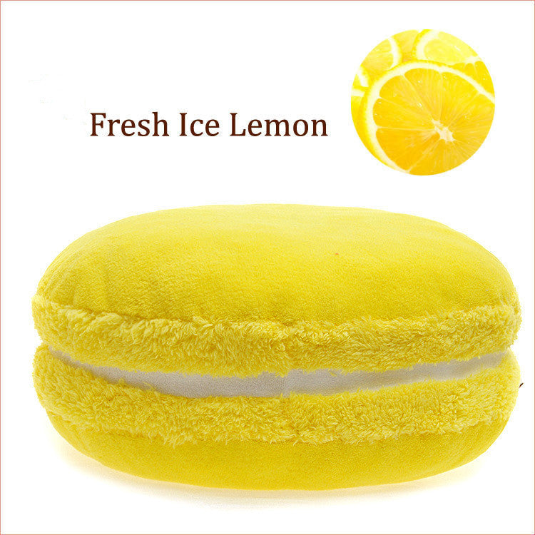 French Macaron Round Cake Creative Pillow Cushion