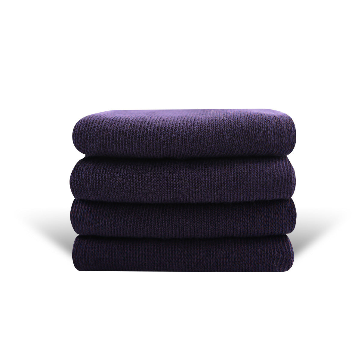 Solid Color High-elastic Mid-calf Boneless Macaron Colored Cotton Socks