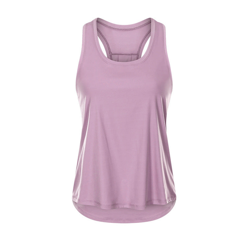 Women's Sports Nude Sleeveless Yoga Uniform Blouse
