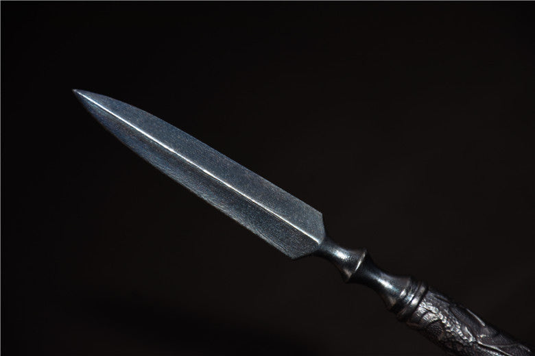 01629 Longquan Integrated Steel Tea Knife