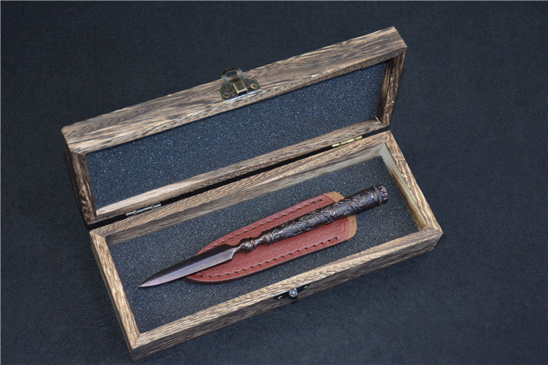 01629 Longquan Integrated Steel Tea Knife