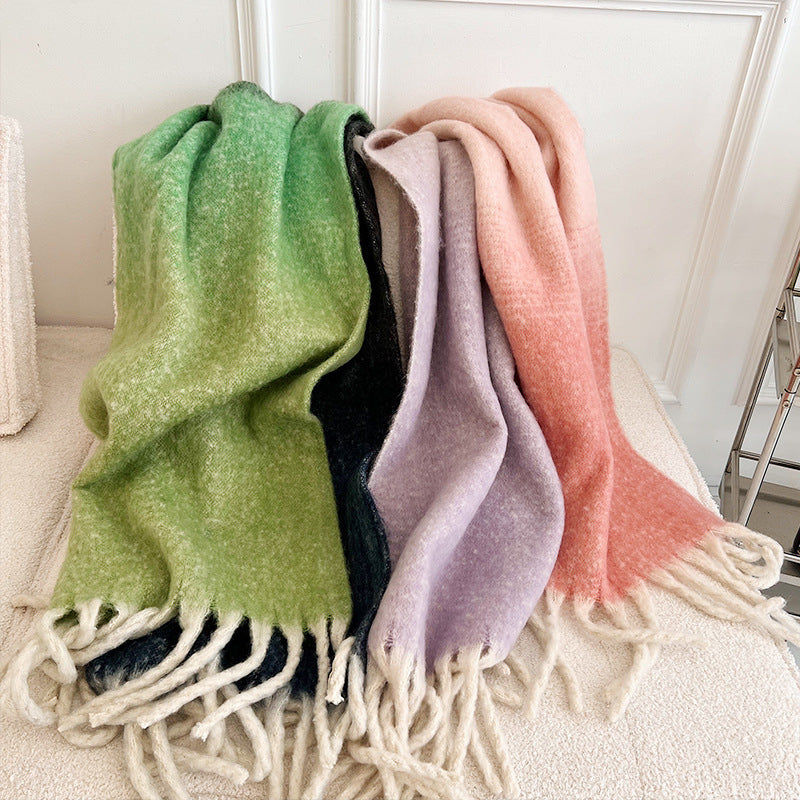Women's Gradual Thickening Cashmere Like Scarf