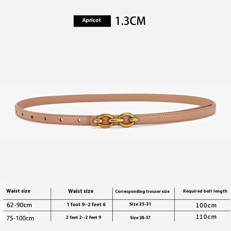 Belt Women's Fine Decoration With Suit Skirt