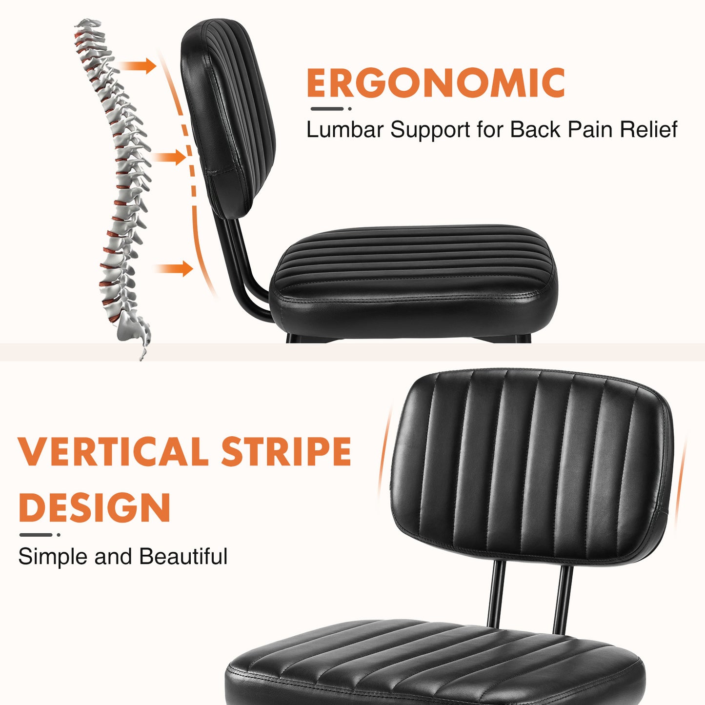 Dining Room Decorative Chair With Artificial Leather Cushion