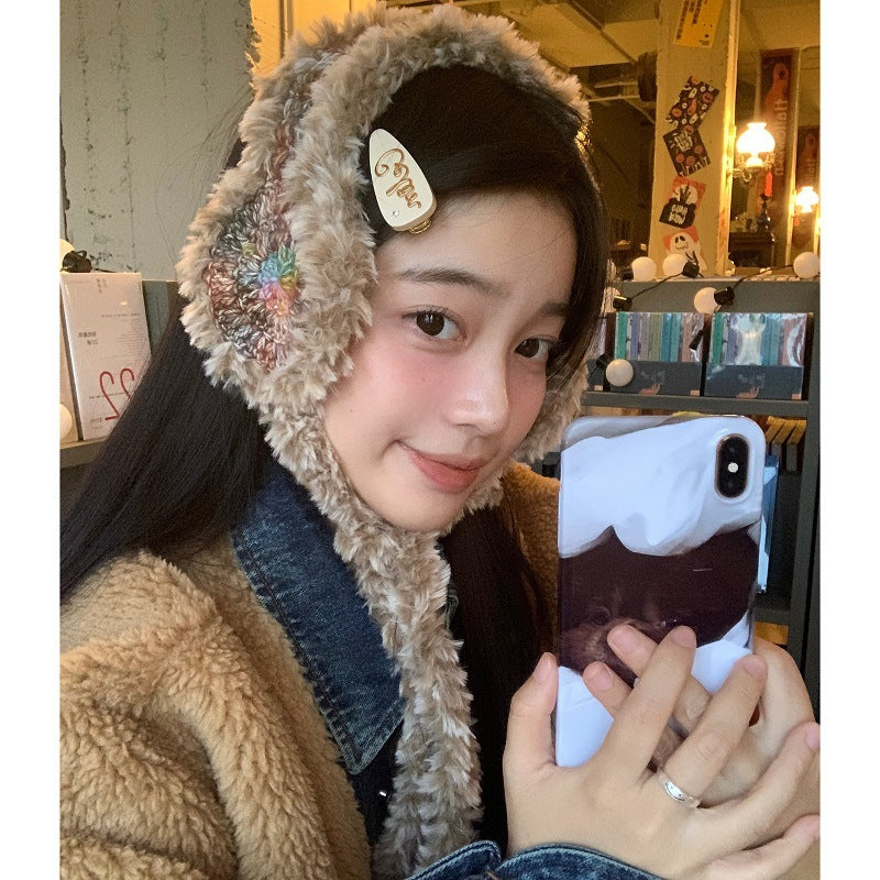 Maillard Vintage Plush Women's Winter Warm Anti-freezing Cute Ear Covers