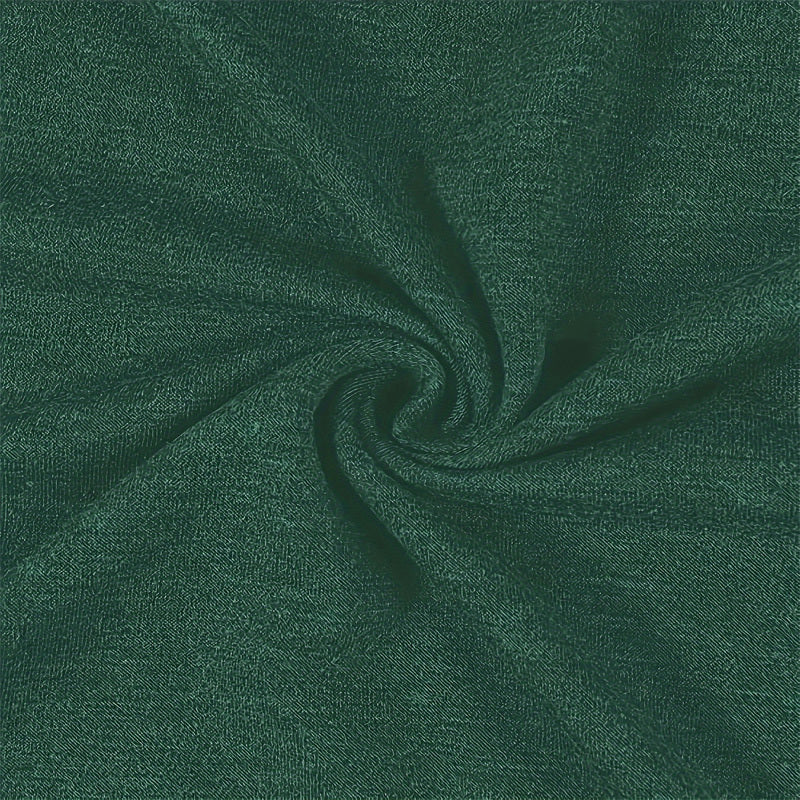 Women's Green Round Neck Short Sleeve T-Shirt - Slogan Print Casual Summer Tee