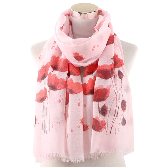 Women's Summer Thin Giraffe Printed Cute Fashion Shawl